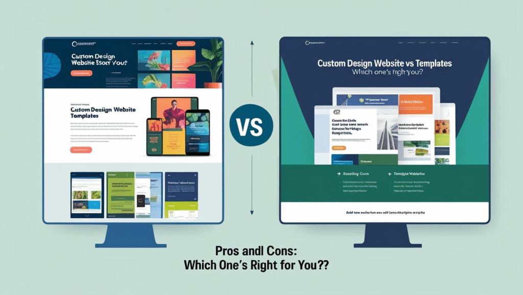 customdesign vs template design