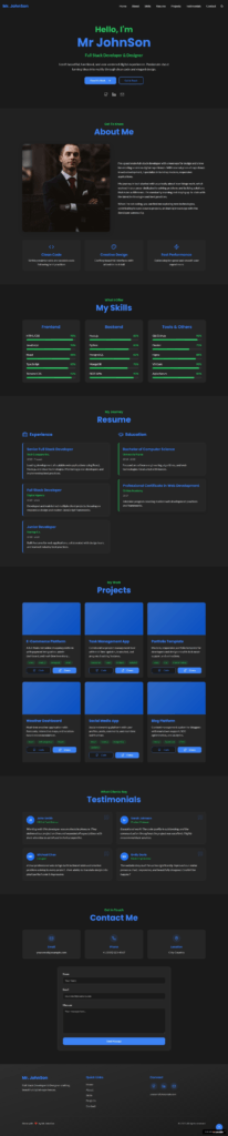 Porfolio Website Design